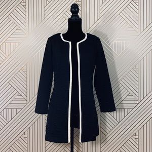 Ingredients Petite Black & White Blazer Jacket